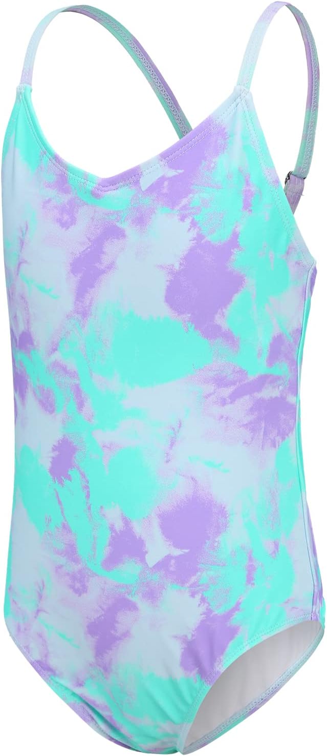 Thumbnail 5 de Aisyee girls mermaid one-piece swimming costume (adjustable straps, flounces) for ages 6–16