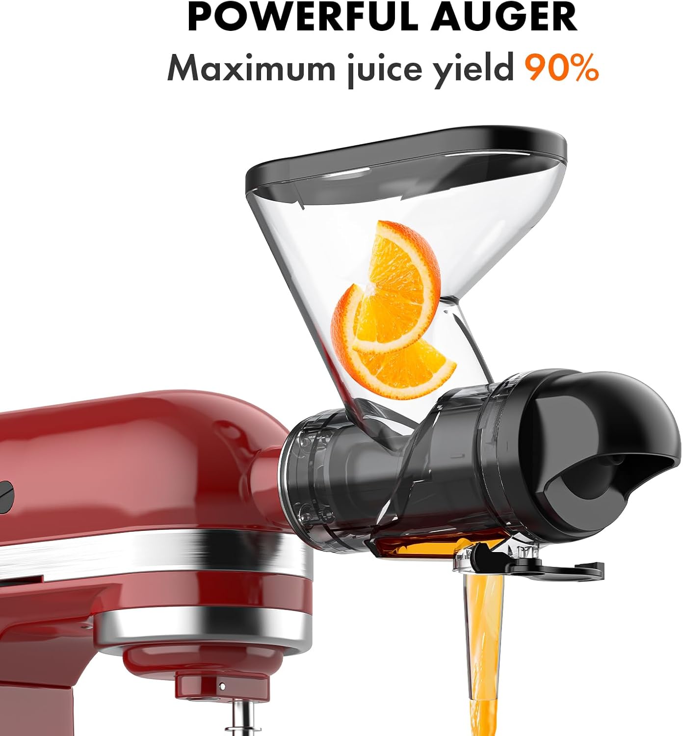 Detalle 2 de Gvode Masticating Juicer Attachment for KitchenAid 🥤