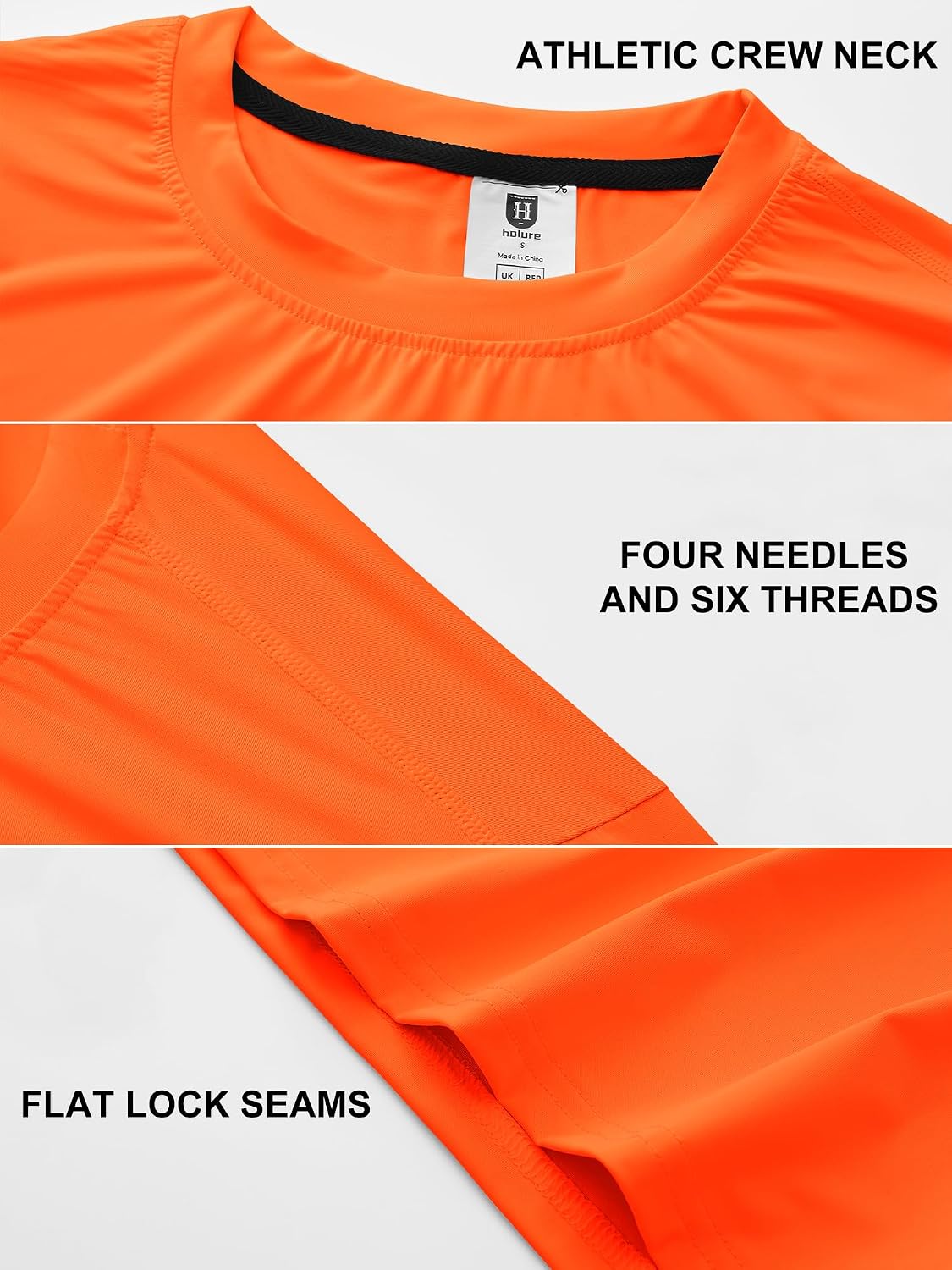 Thumbnail 5 de Men's Rash Guard UPF 50+ Sun Protection Short/Long Sleeve Lightweight Quick Dry Swim Shirt