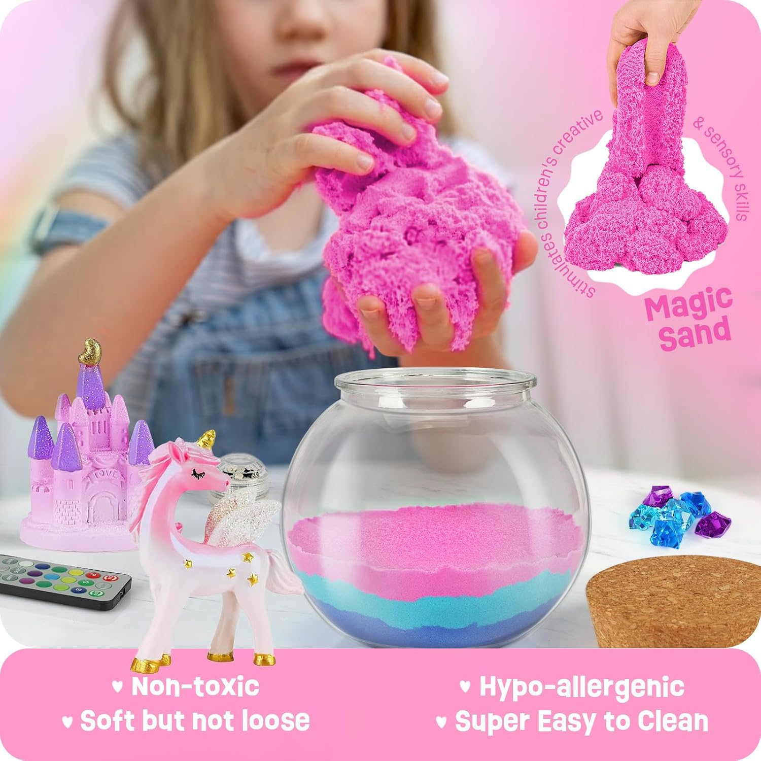 Thumbnail 3 de LAOESE Unicorn Terrarium Kit 13-color LED 🌈