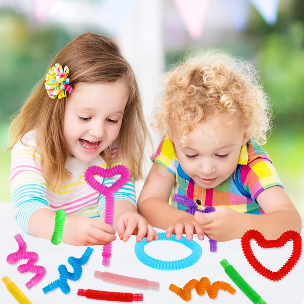 Detalle 2 de 52 Pack Pop Tubes Fidget Toys for Kids