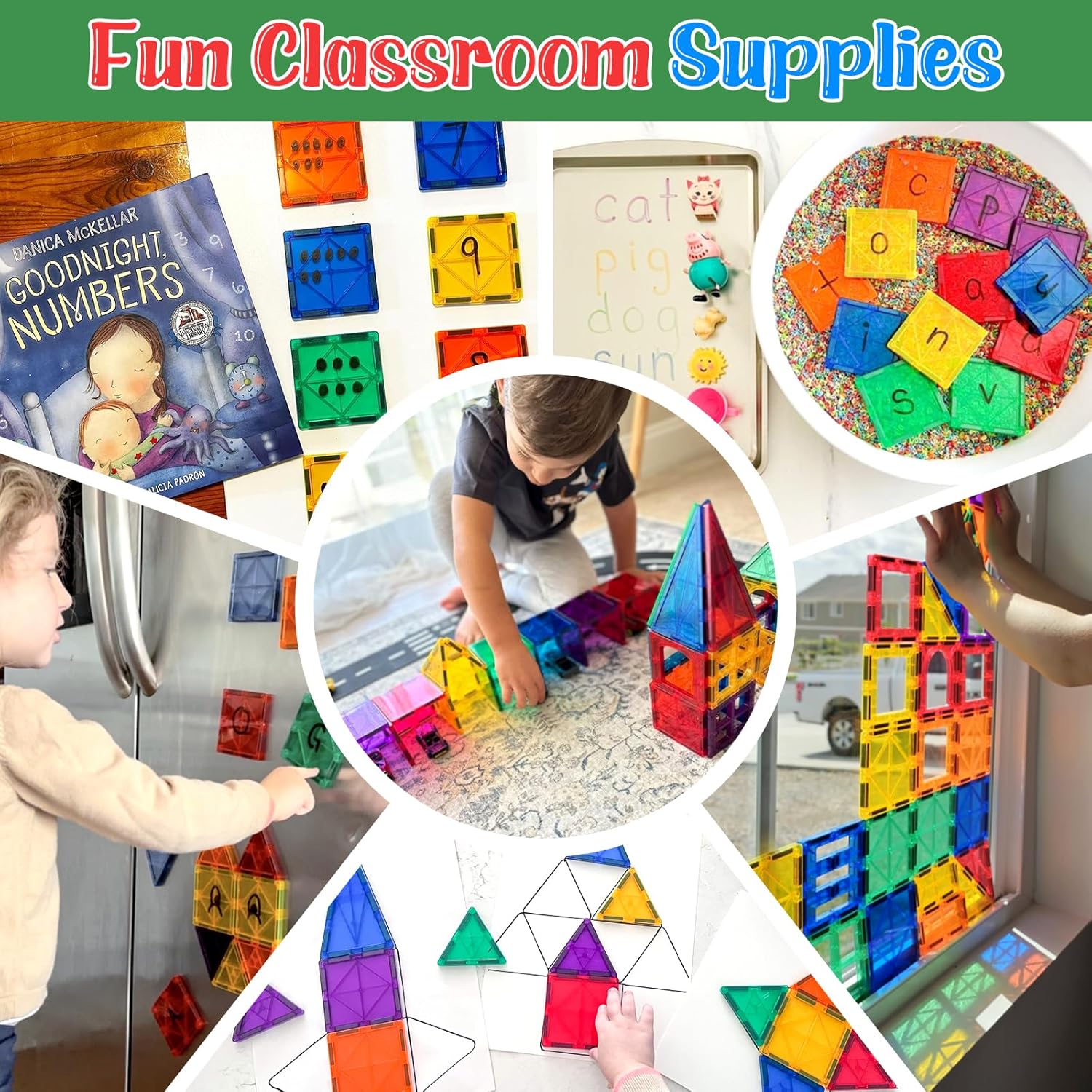 Thumbnail 6 de Coodoo Magnetic Tiles 36pcs Starter Set