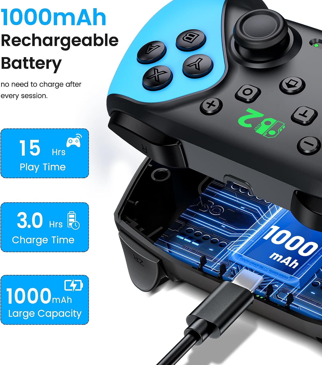 Thumbnail 6 de BEBONCOOL HOTS Switch 2 Controller – versatile, programmable pro controller for Switch family and beyond