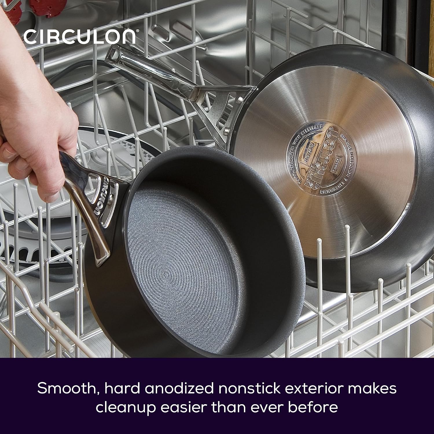 Detalle de Circulon Infinite Non Stick Frying Pan 30cm – Induction, Oven, and Dishwasher Safe