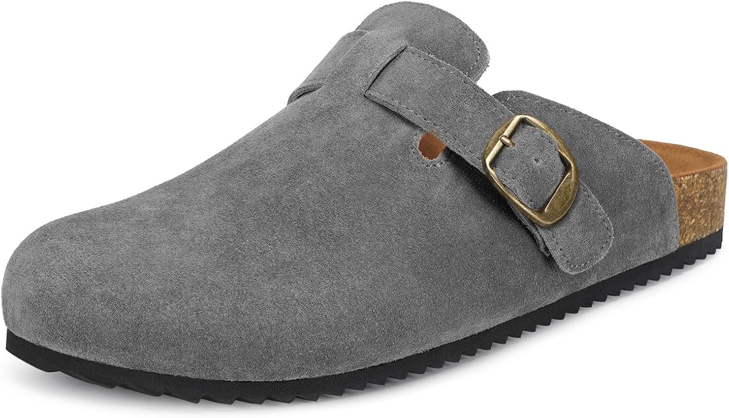 Thumbnail 6 de Sabot Donna/Ciabatte Uomo Chiuse con Comodo Pantofole in Pelle – Scarpe da Giardino Traspiranti (36-46)