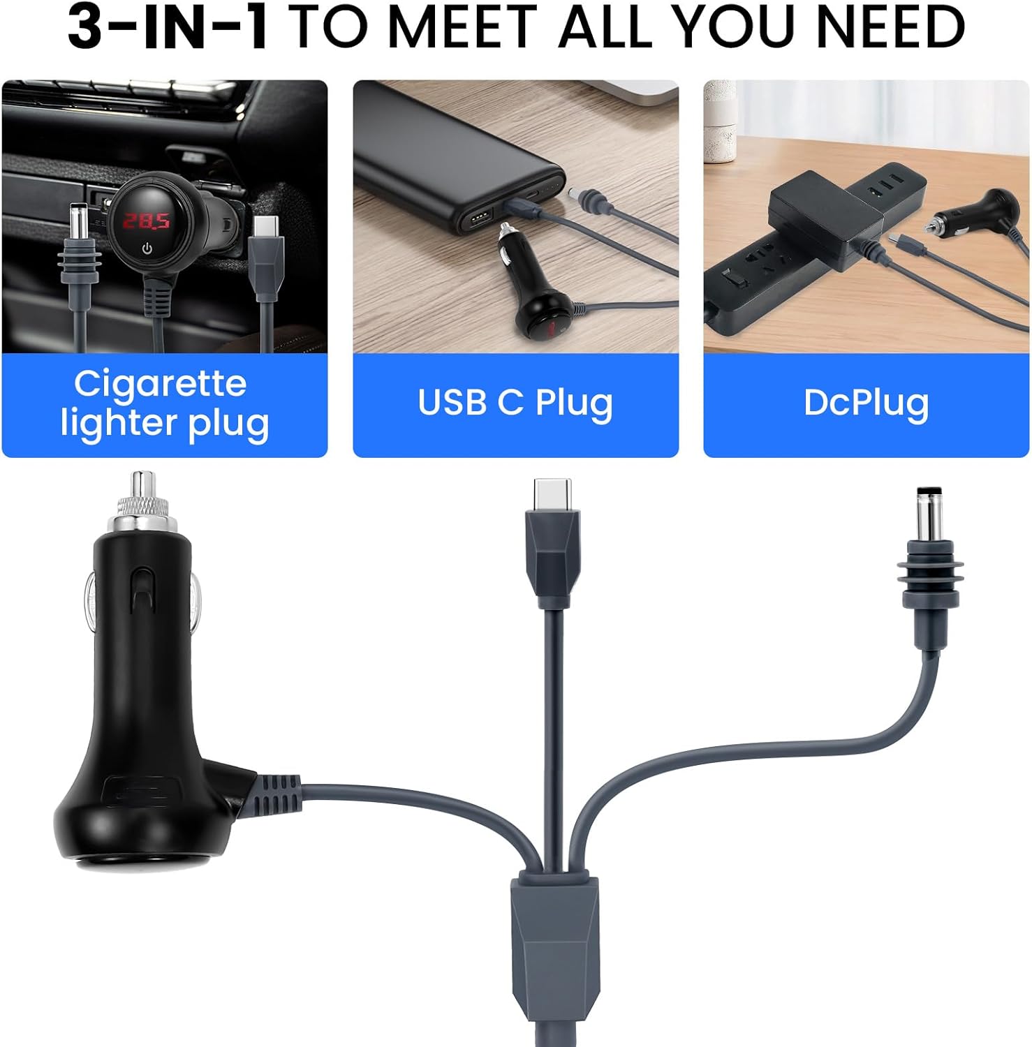 Thumbnail 4 de GKP9 Starlink Mini Cable 10ft car power adapter