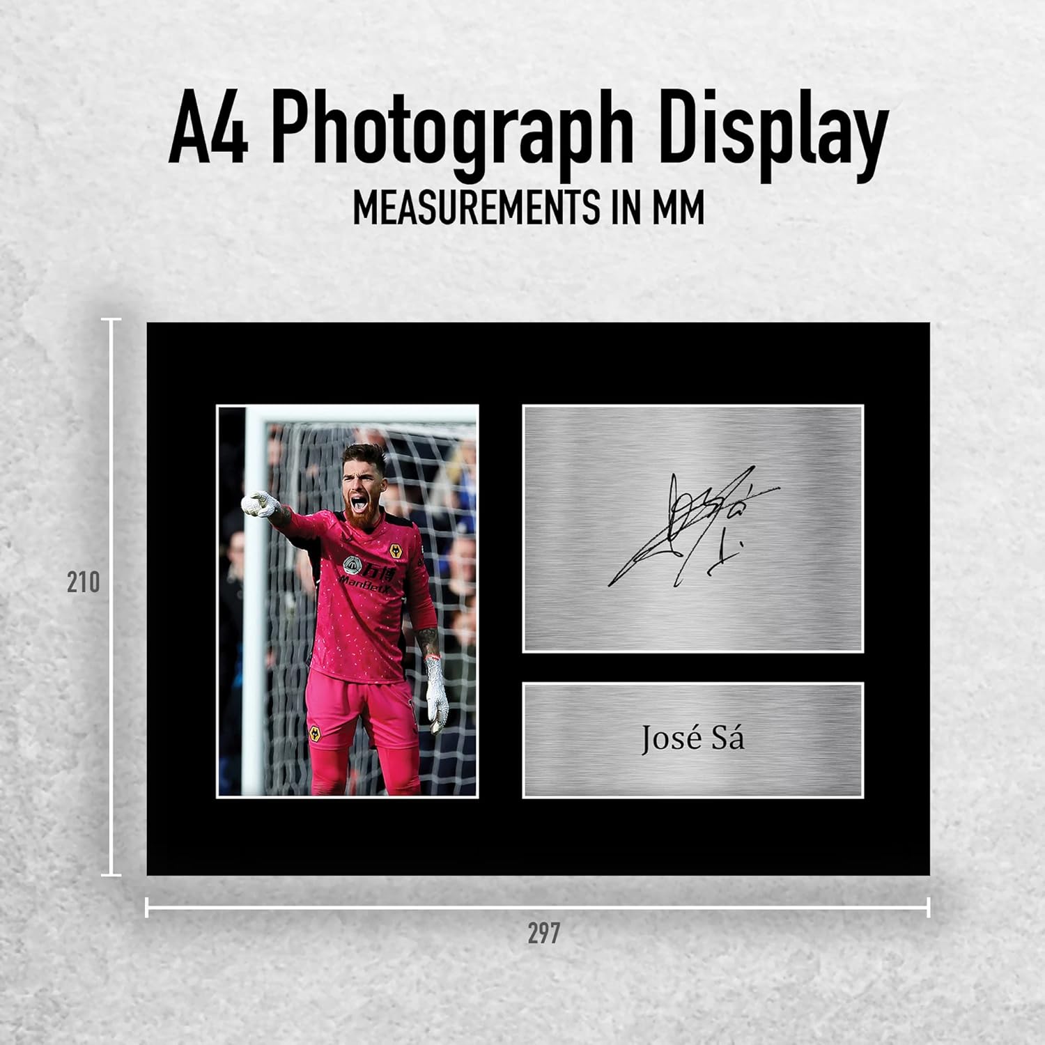 Thumbnail 1 de HWC Trading A4 José Sá printed signed photo for fans 📷