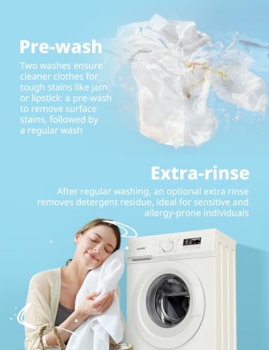 Thumbnail 7 de COMFEE' 6kg Washing Machine Ultra Slim Energy Class D White
