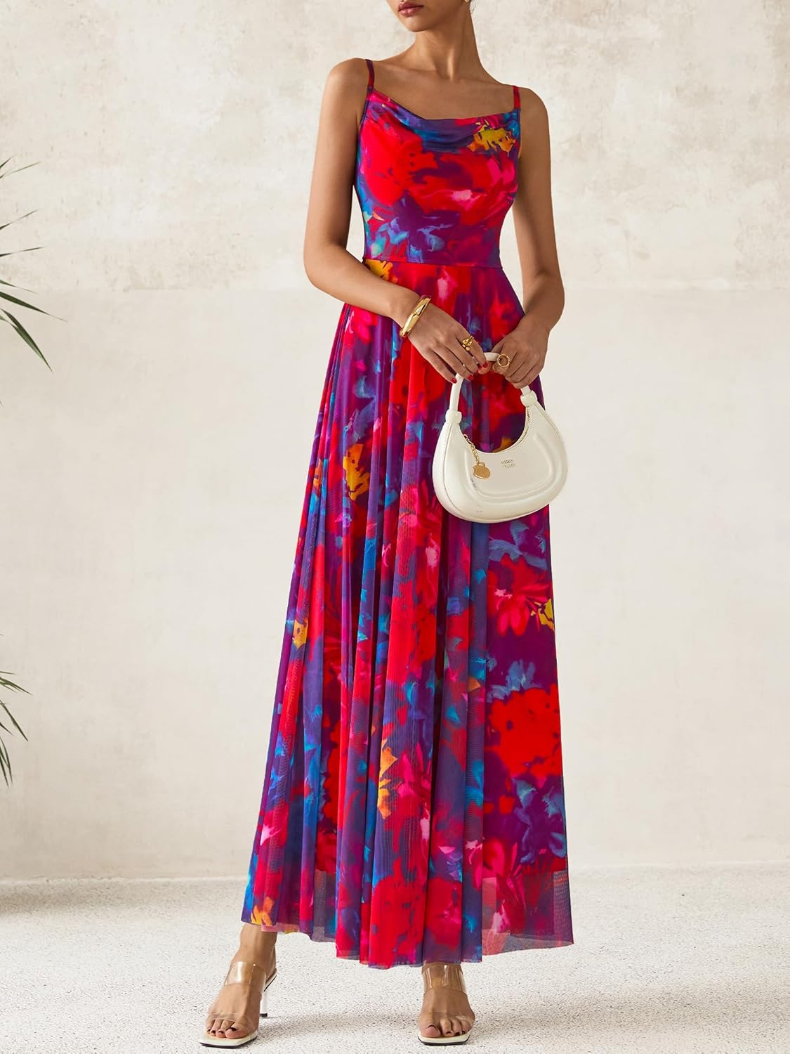 Thumbnail 6 de BTFBM Floral Summer Maxi Dress for Women