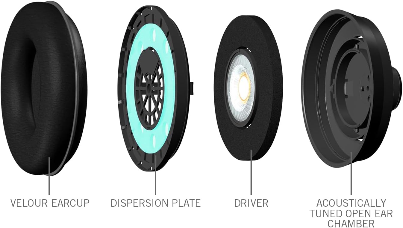 Thumbnail 3 de Samson SR850 casque traditionnel filaire noir (jack 3,5 mm) avec adaptateur 6,35 mm