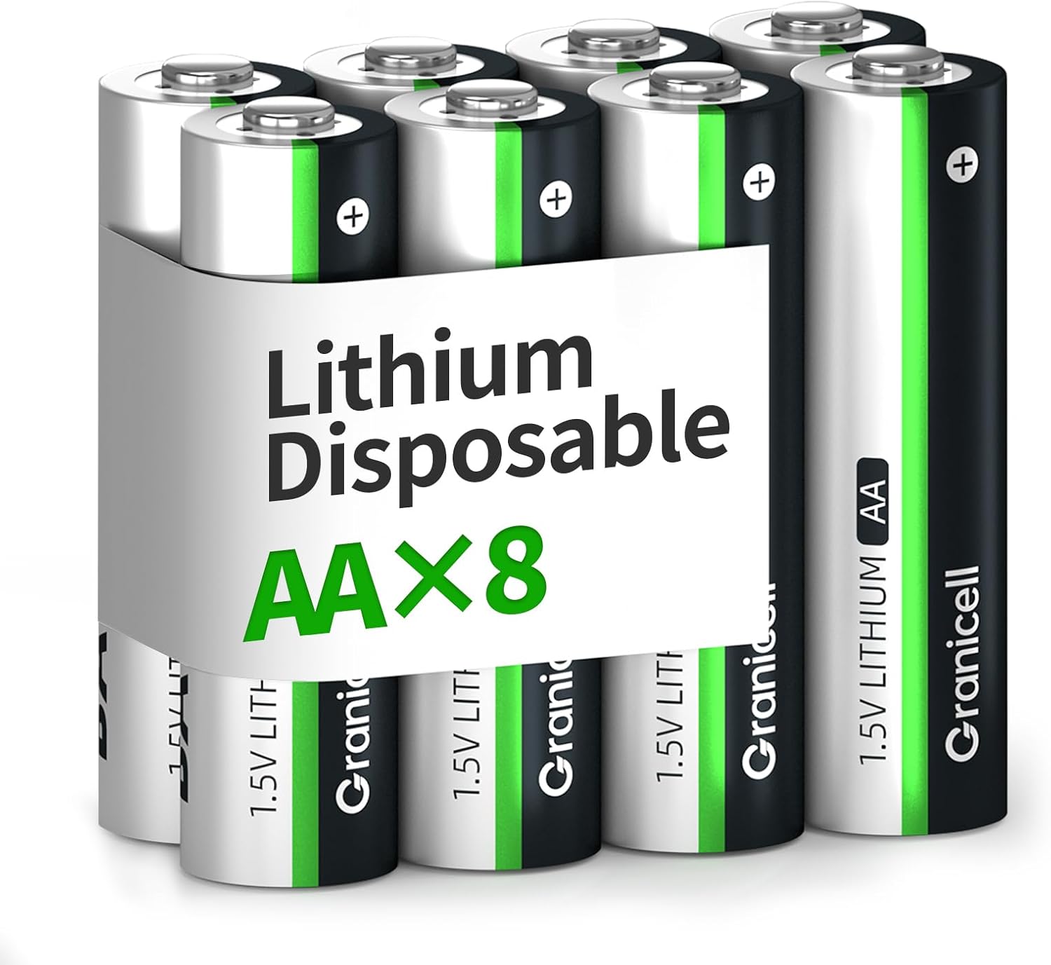 Detalle de Granicell Lithium AA Batterien 8er Pack