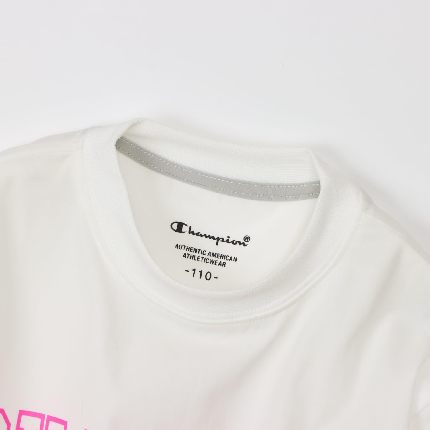 Detalle 2 de Champion CK-D313 キッズ半袖Tシャツ リラックスフィット・速乾・UVカット・耐塩素