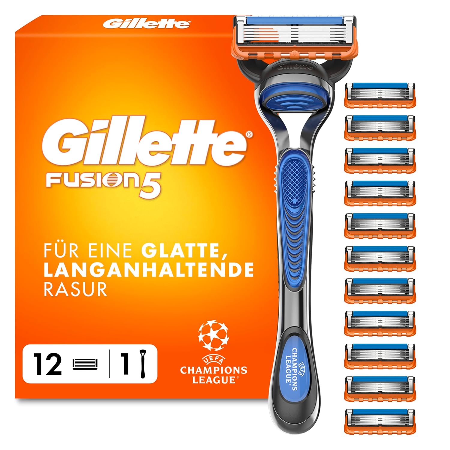 Thumbnail 6 de Gillette Fusion5 Rasierer 5 Klingen