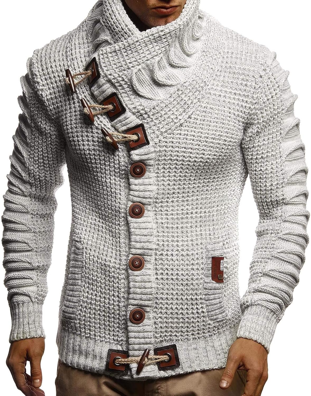 Detalle 2 de LEIF NELSON LN5585 pull en tricot homme