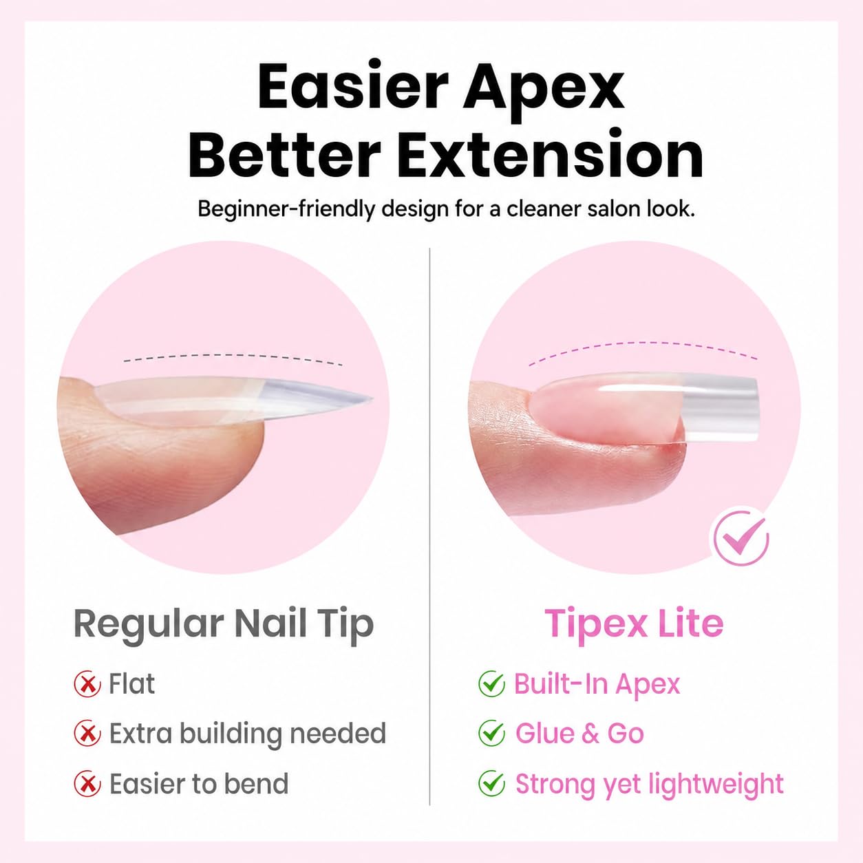 Thumbnail 4 de Beetles Tipex Lite Nail Tips 96pcs ๐