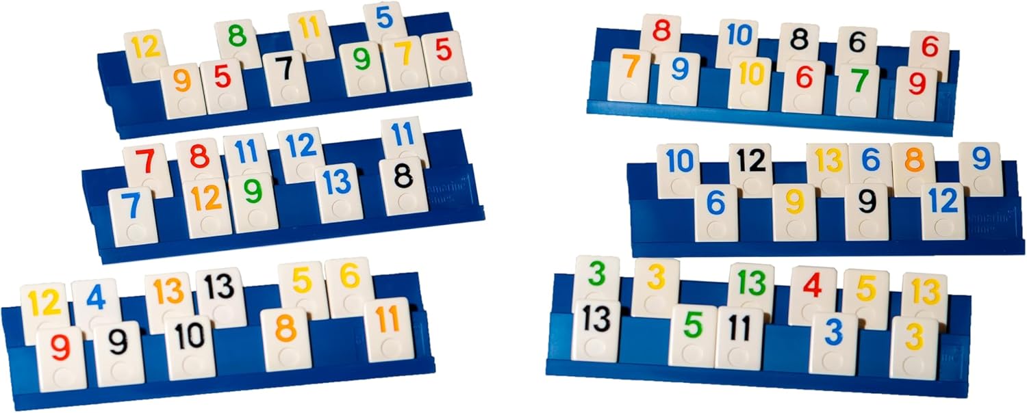 Detalle de Aquamarine Games DO001 Rummy para 6 jugadores 🎲