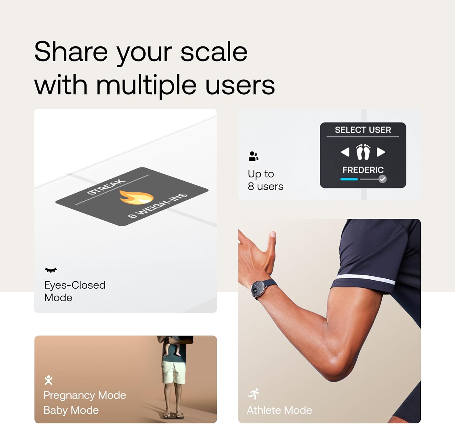 Thumbnail 4 de WITHINGS Body Smart: Accurate Scale for Weight, Fat Percentage, and Heart Health