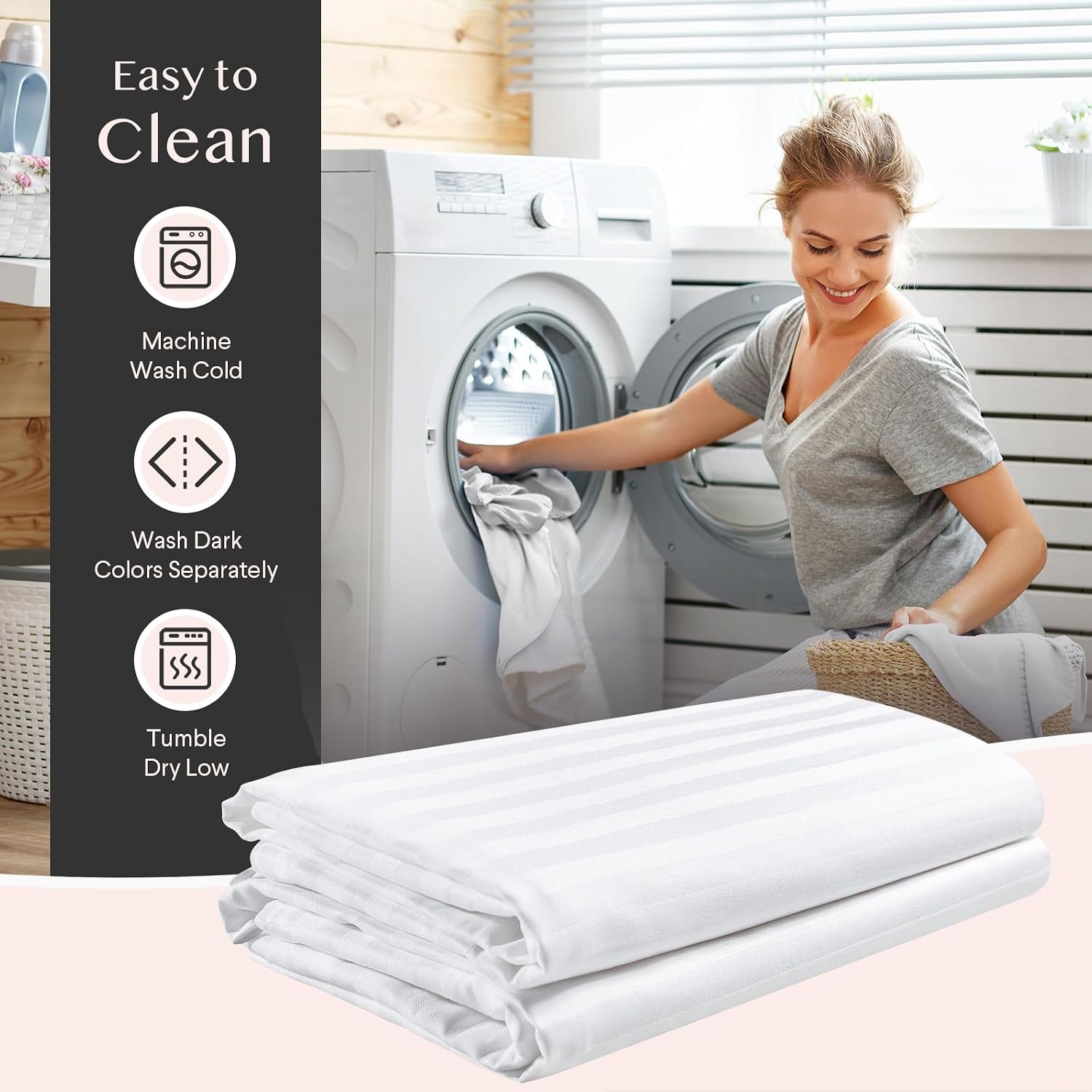 Thumbnail 4 de FAUNNA 600TC Cotton Pillow Protectors 20x26