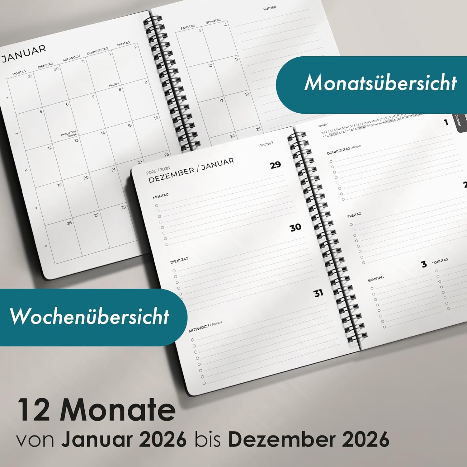 Thumbnail 1 de Terminplaner 2026 A5 Wochenplaner 📒