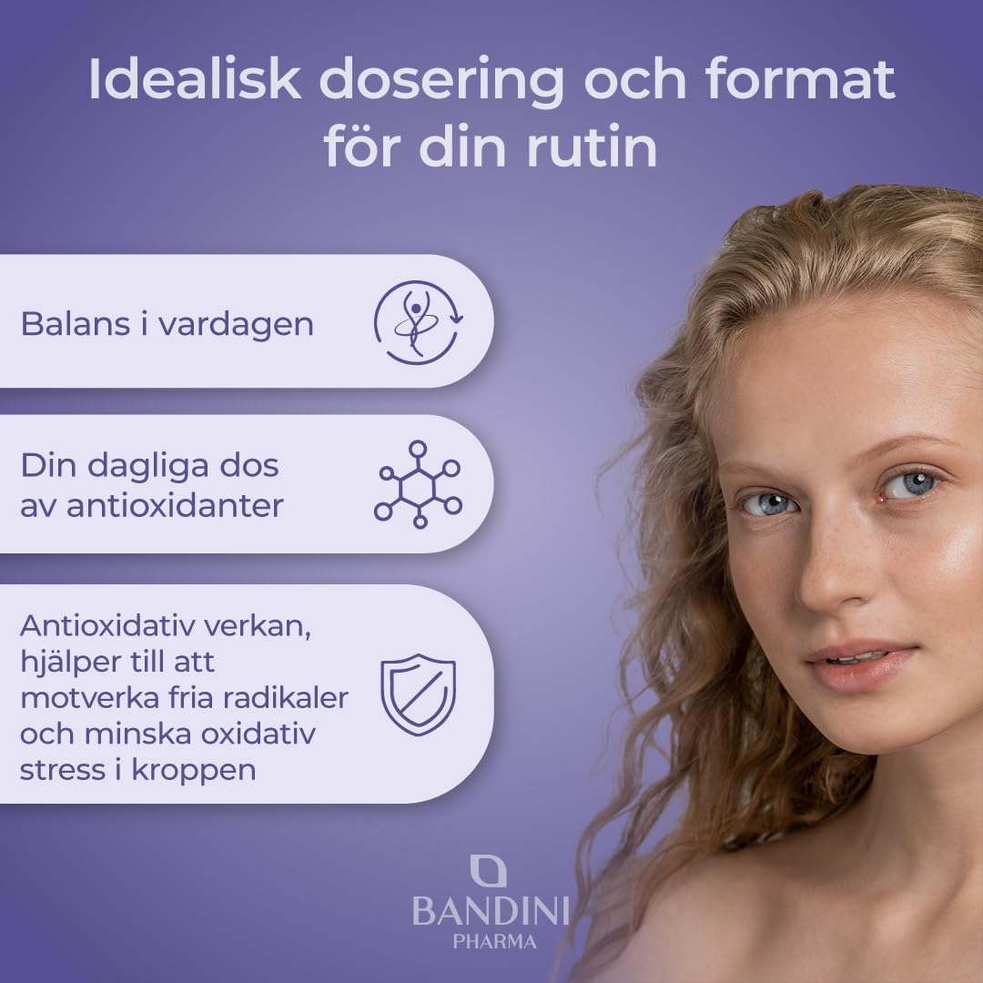 Detalle de BANDINI ALA alfaliponsyra 200 mg, 100 veganska kapslar