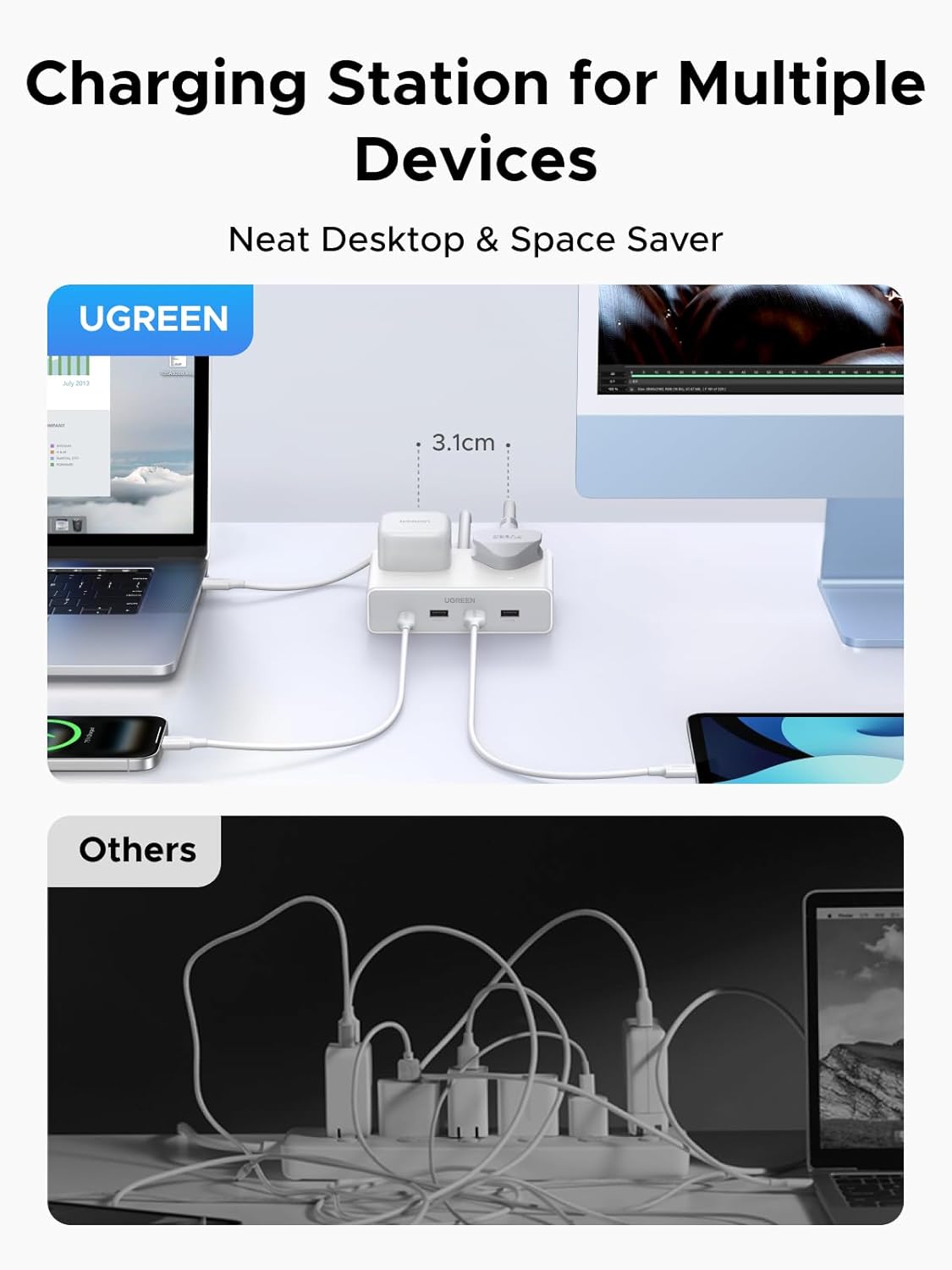 Thumbnail 4 de UGREEN Extension Lead with 1.5m Cable