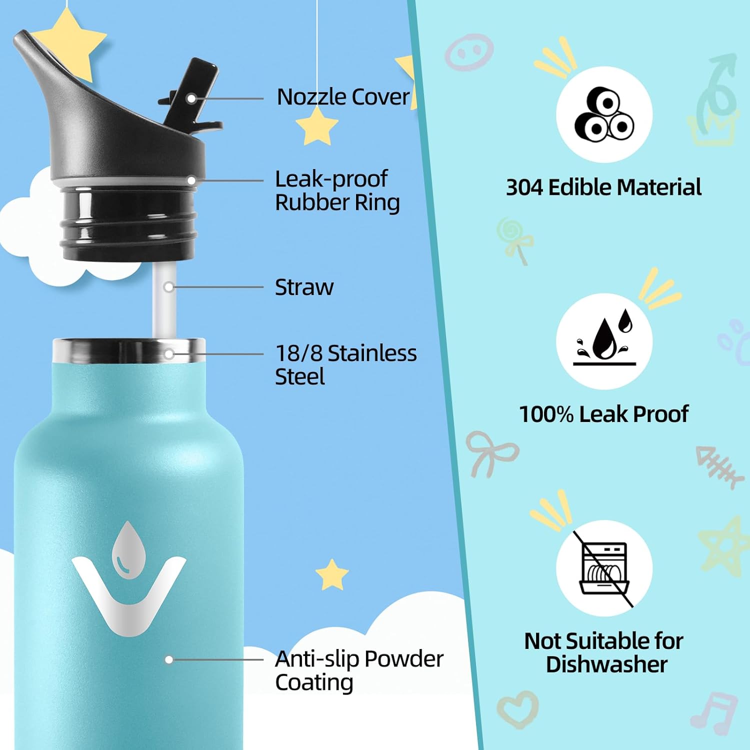 Thumbnail 1 de Motswedi Borraccia Termica Bambini 500ml