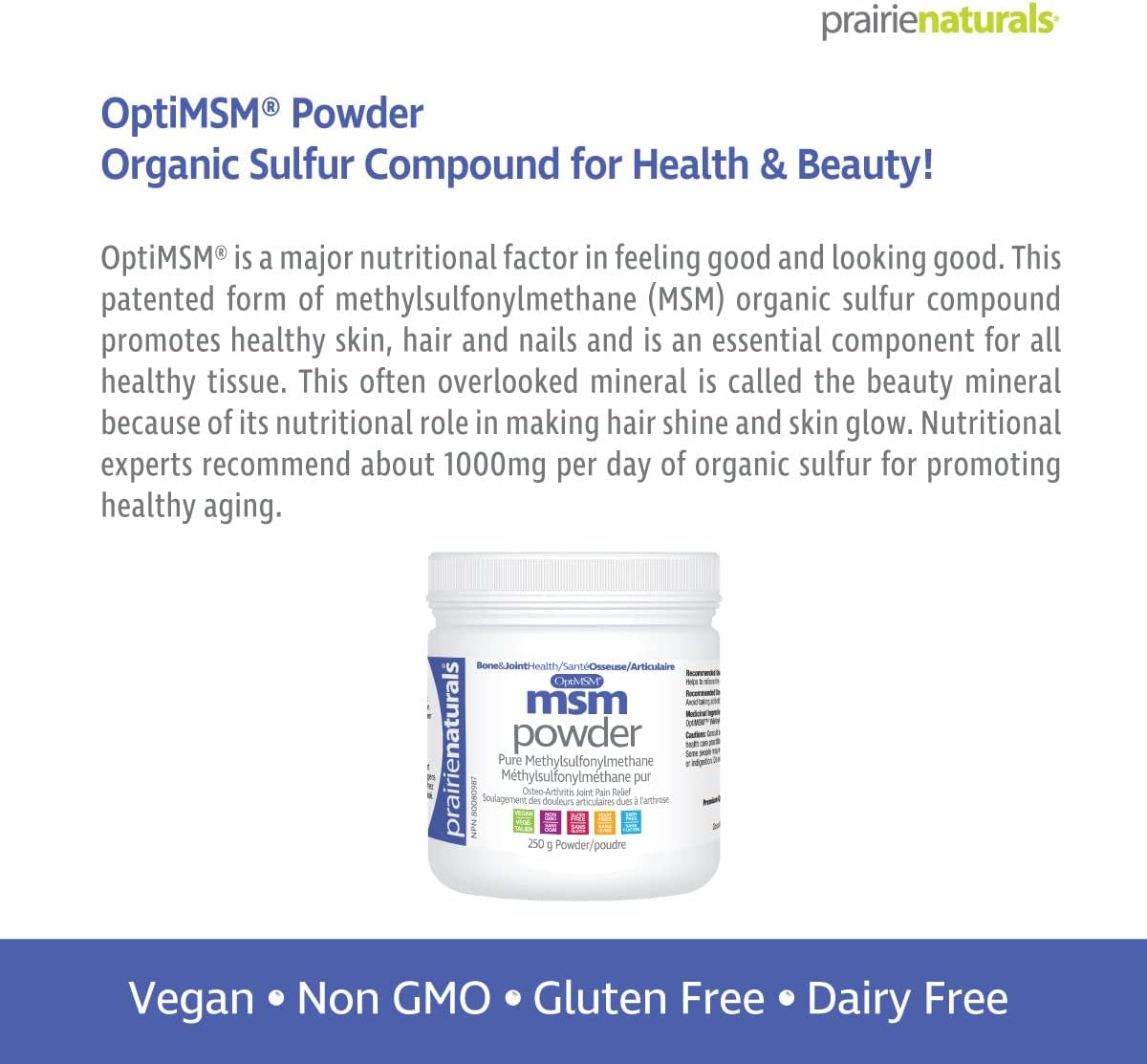 Thumbnail 2 de Prairie Naturals Optimsm powder 250 g