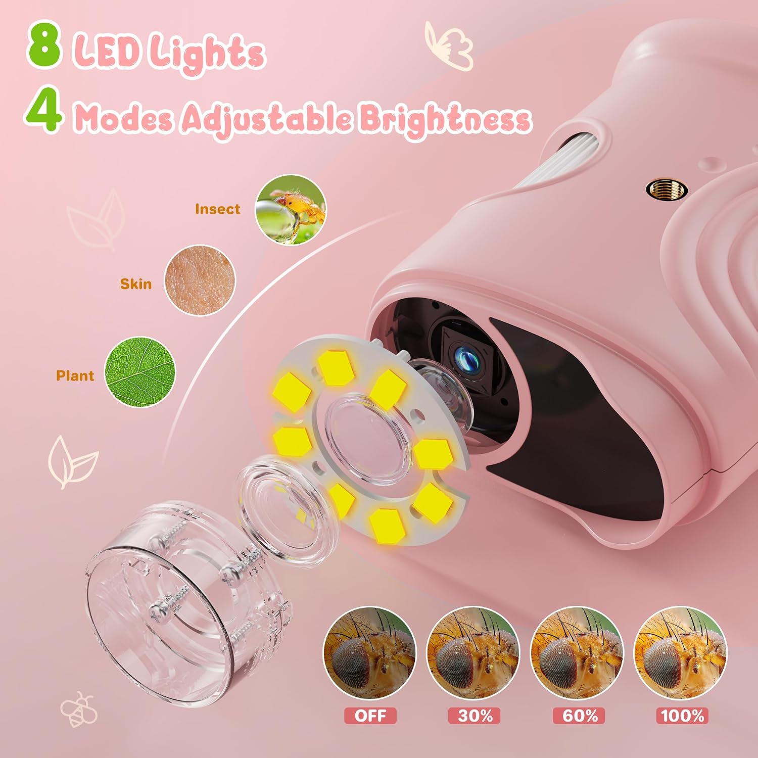 Thumbnail 4 de 1000X Handheld Digital Microscope 2MP for Kids