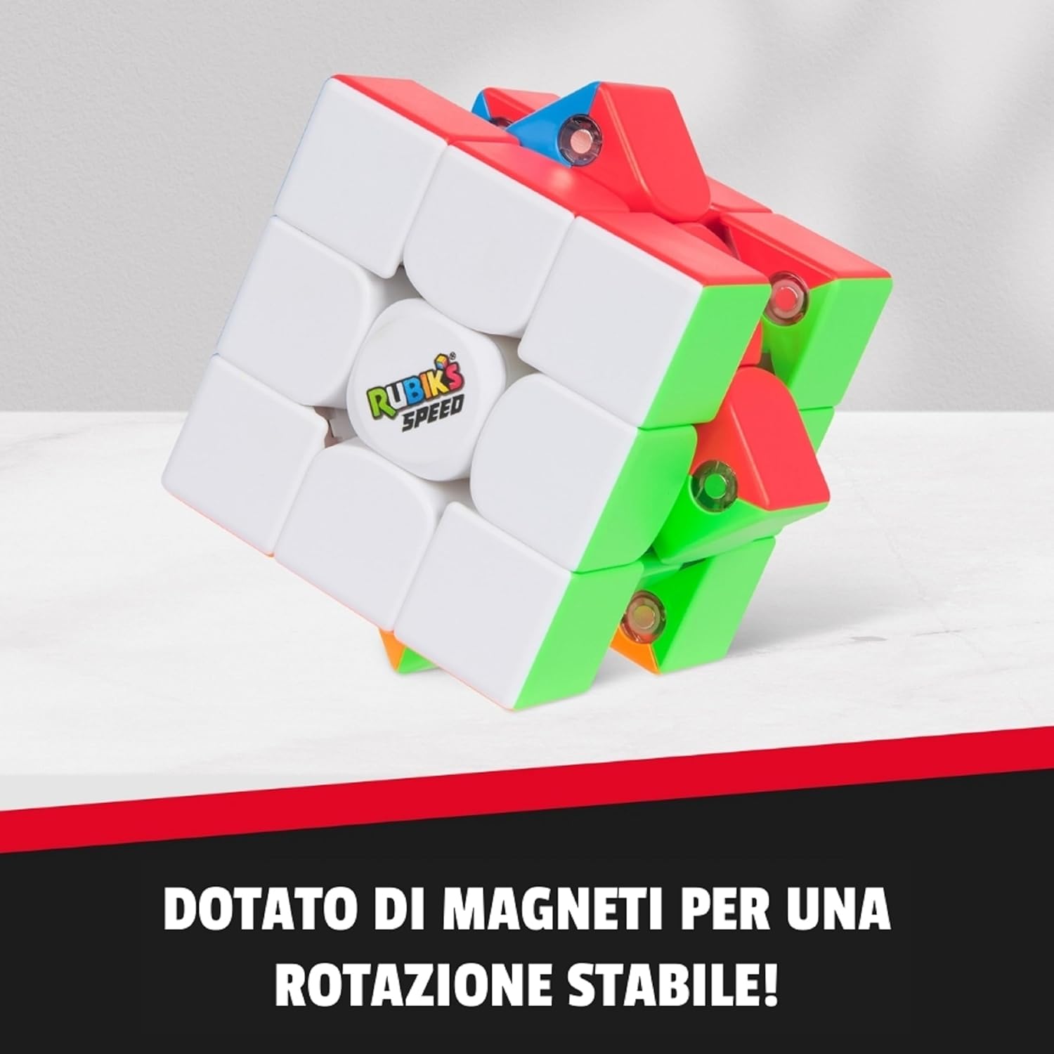 Thumbnail 1 de Cubo Rubik's Speed Magnetico 3x3 – versione con magneti, senza adesivi e regolazione personalizzabile