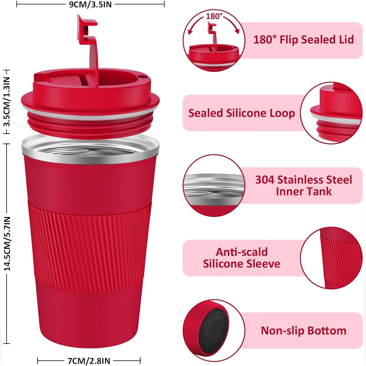 Detalle de KETIEE Travel Mug 12 oz