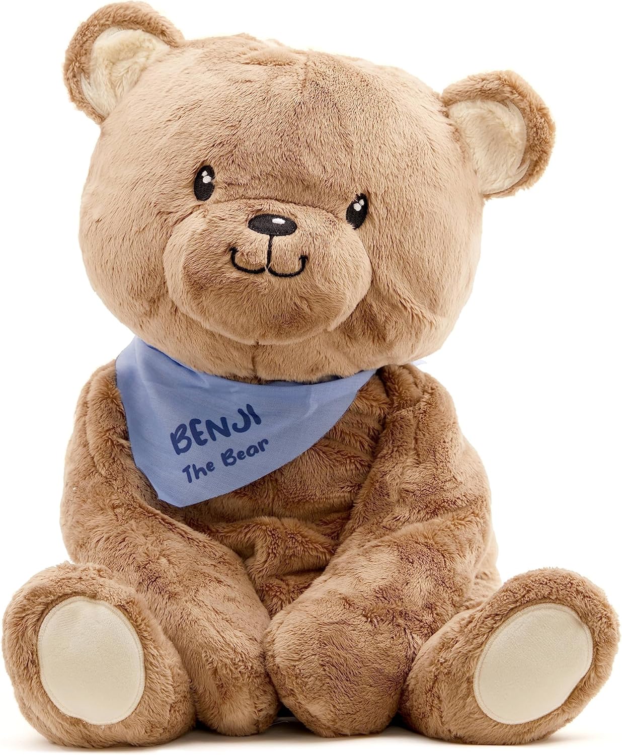 Detalle de Lilly's Love Benji the Bear: 4.5lb Weighted Plush for Calm, Focus and Comfort