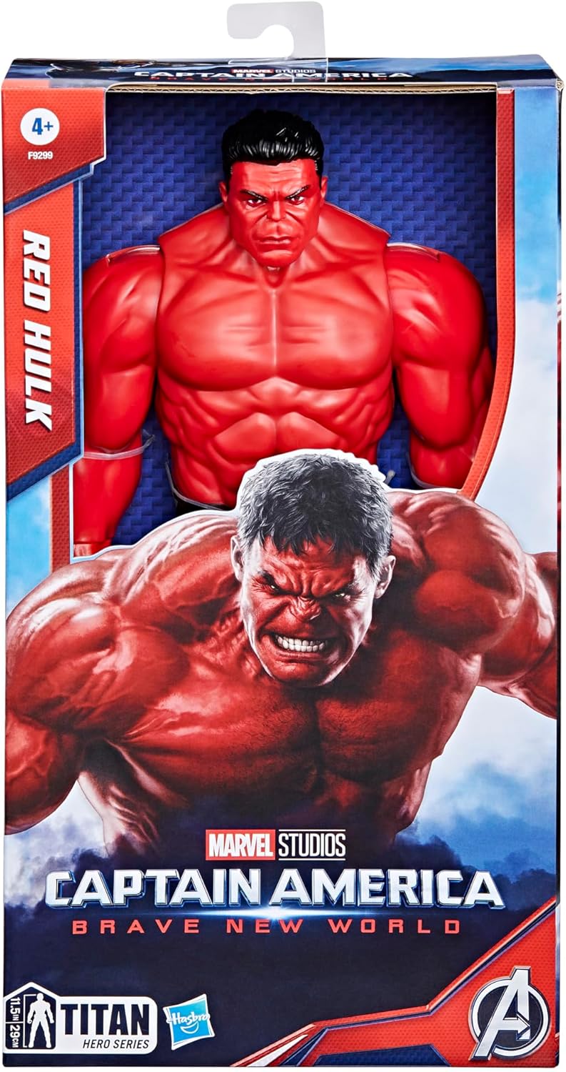 Detalle 2 de Titan Hero Series Hulk Rojo, figura de acción premium