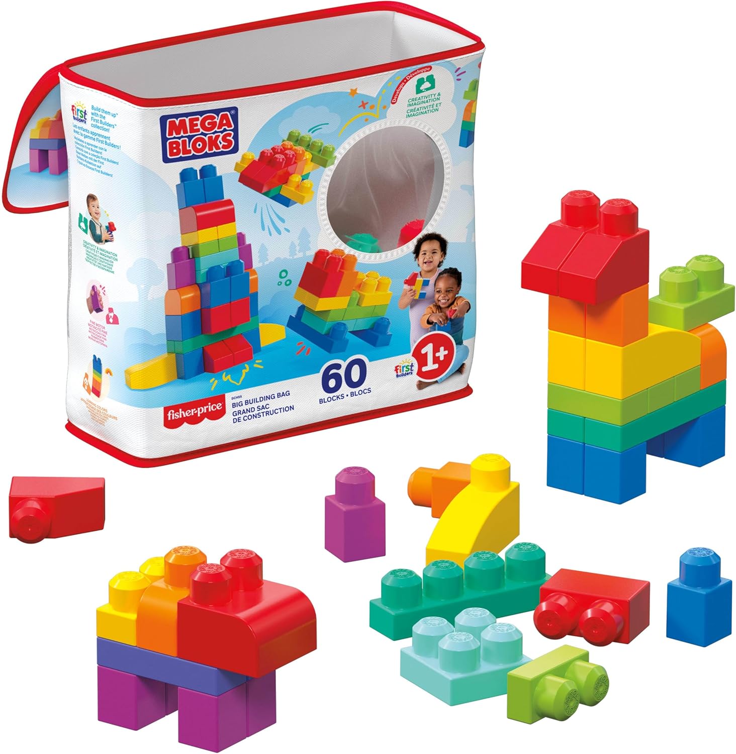 Detalle de Mega Bloks DCH55 60 bloques