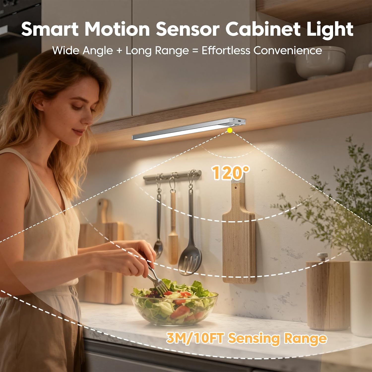 Thumbnail 2 de Motion Sensor Under Cupboard Kitchen Lights 25CM (3-Color) – 3 Pack