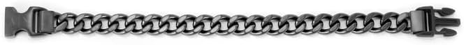 Thumbnail 4 de Armani Exchange Bracciale da uomo in acciaio inossidabile con chiusura a fibbia – nero