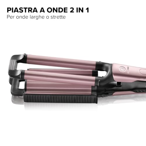 Detalle 2 de Bellissima Imetec GT20 100 – Piastra a onde per capelli (160–200°C), ceramica