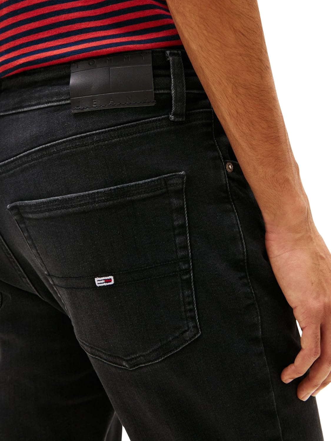 Detalle de Tommy Jeans Scanton Slim Ai3385 DM0DM21888 – męskie jeansy slim