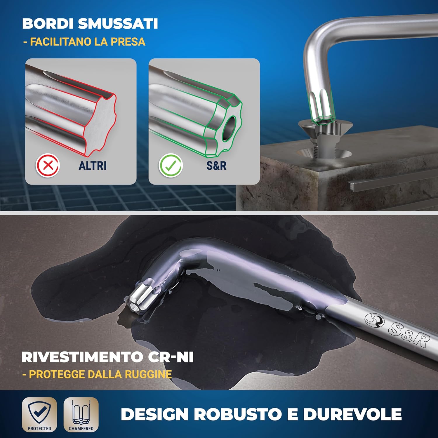 Detalle 2 de S&R Chiavi Torx TX10‑TX50 per bici e auto