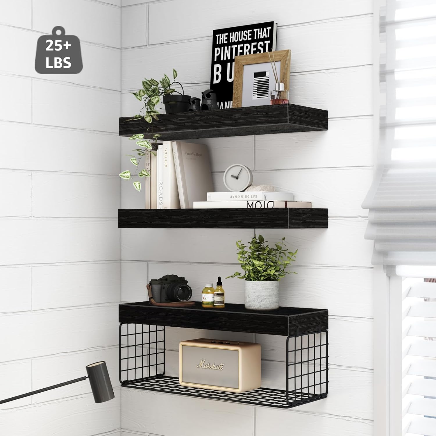 Detalle 2 de QEEIG Bathroom Shelves, 15.7-Inch