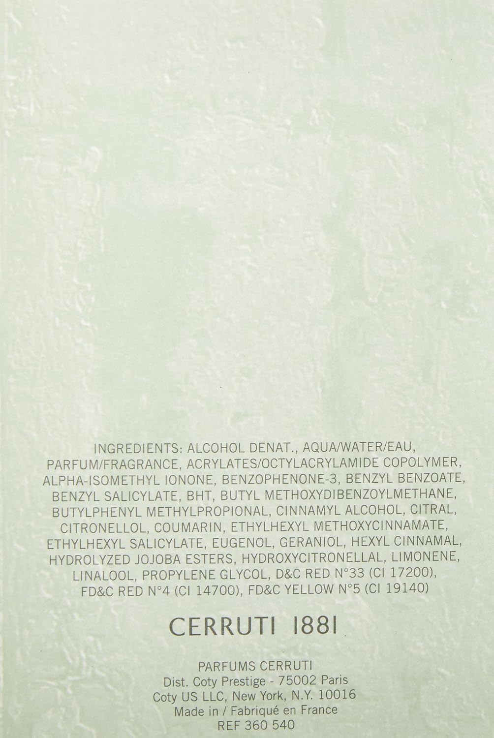 Detalle 2 de Cerruti 1881 Homme Eau de Toilette 100 ml