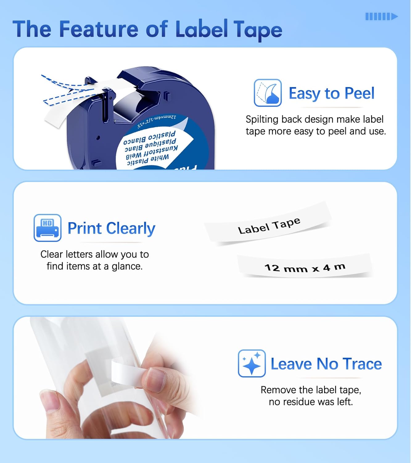 Thumbnail 2 de MarkField Etikettenband 12 mm 🏷️