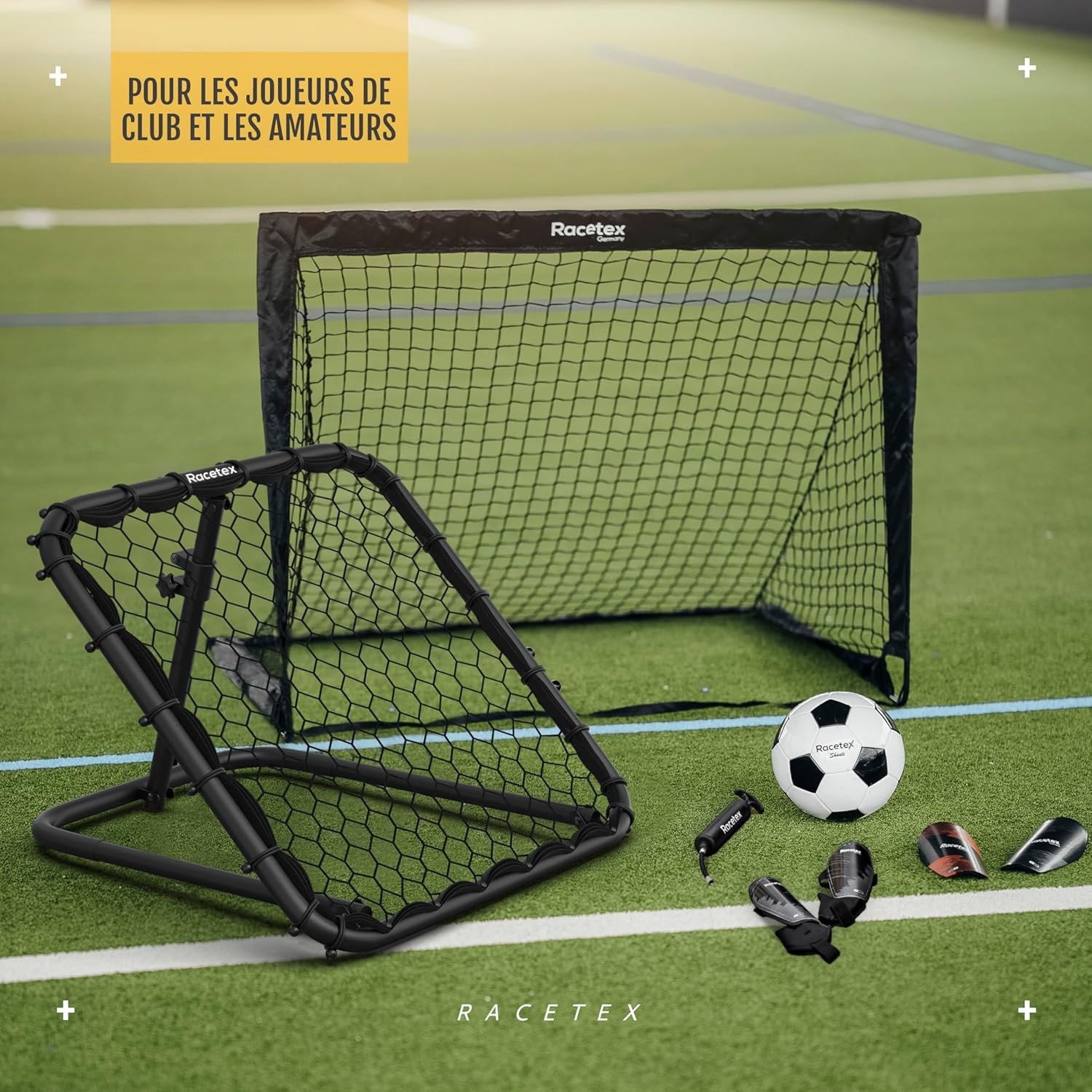 Thumbnail 5 de Racetex Filet de rebond football [RÉGLABLE SANS FOND] – Rebondisseur pour enfants et adolescents