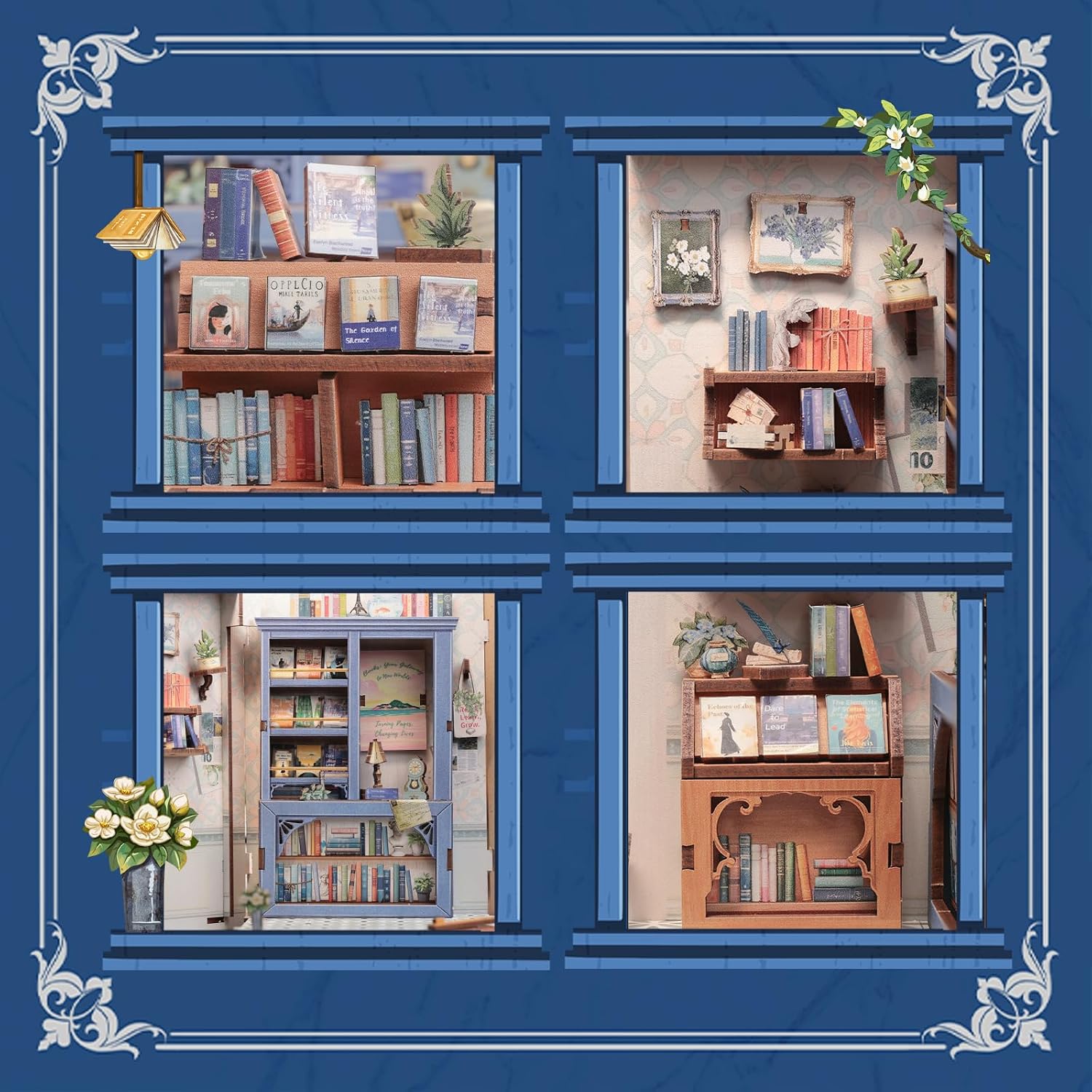 Thumbnail 4 de CUTEBEE DIY Book Nook mit LED, Set ab 14