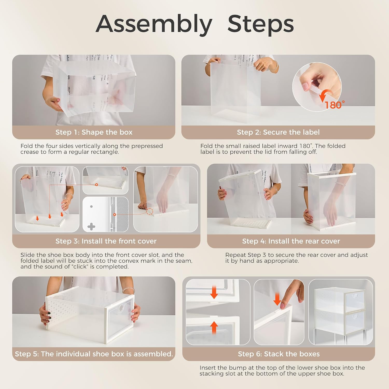 Thumbnail 6 de Pinkpum Shoe Storage Boxes, X-Large