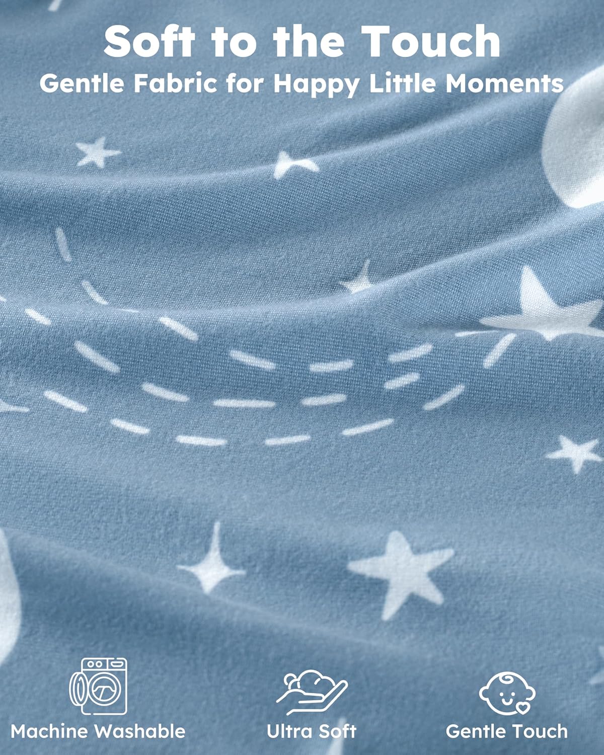 Detalle de Nyessmee Crib Sheets 52 x 28 Inches