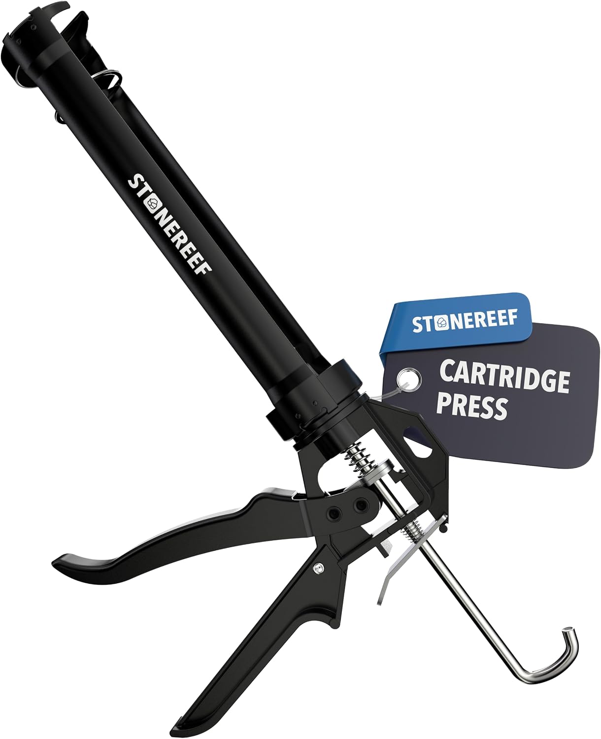 9-Inch Caulking Gun for 310ml Cartridges – Heavy Duty Steel Frame, Drip-Free Manual Sealant Gun