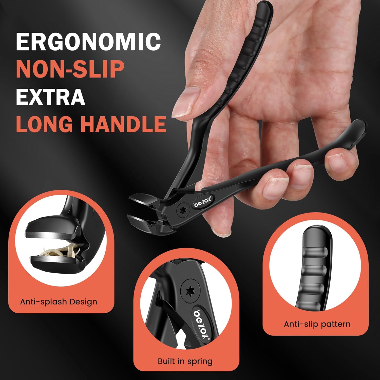 Thumbnail 3 de BEZOX Ergonomic Nail Clipper for Seniors 👈 wait