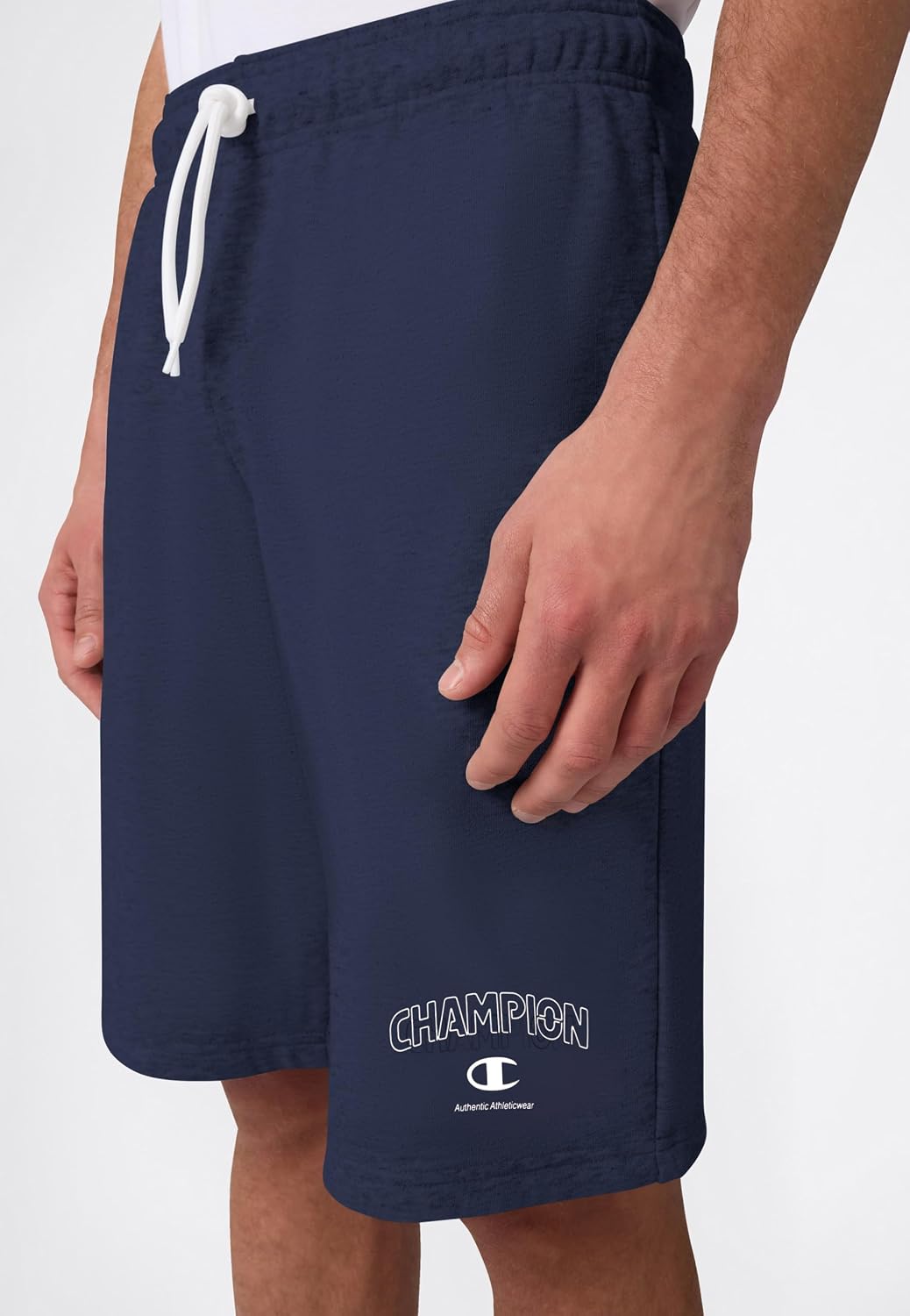 Detalle de Champion Men-Graphic Shorts Pantaloncini Uomo: stile semplice e robustezza per l’uso quotidiano