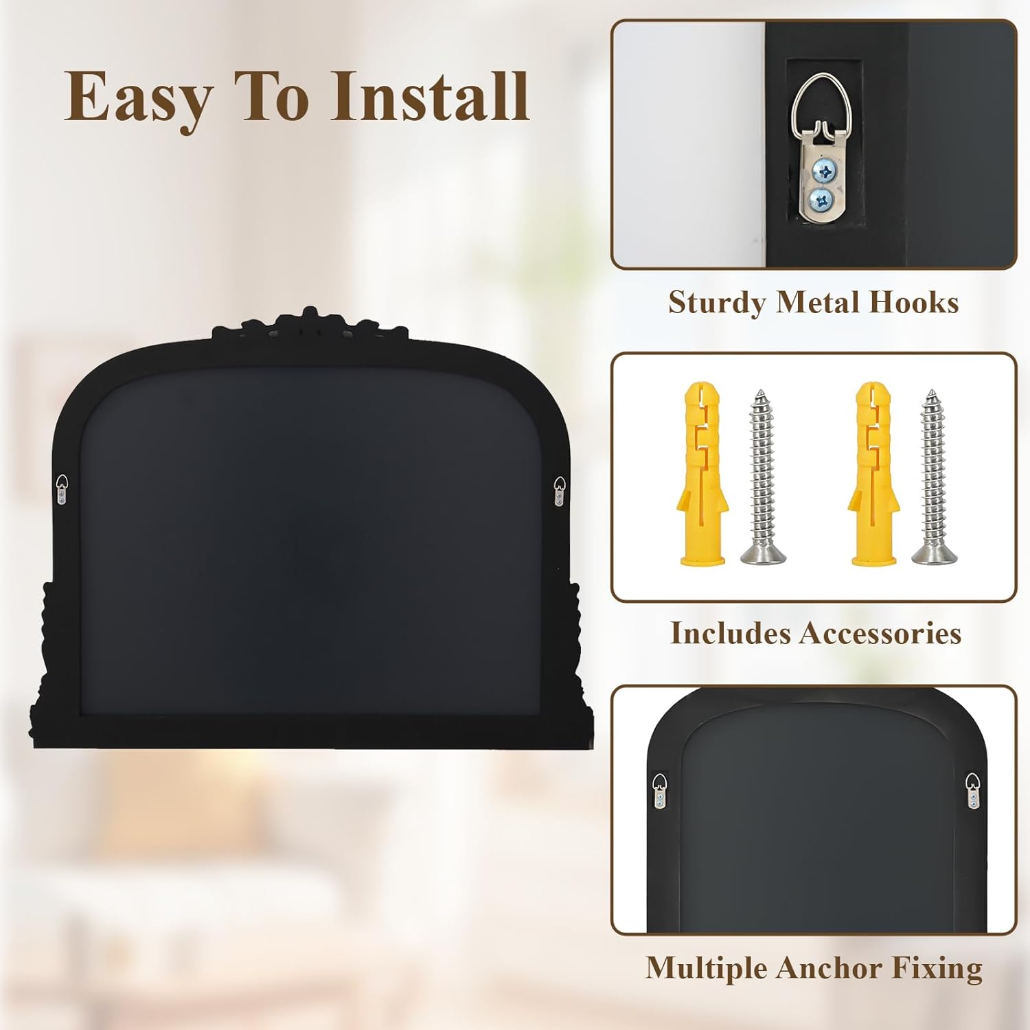 Thumbnail 4 de VETROVUE Wall Mirror, 36 x 27 Inches