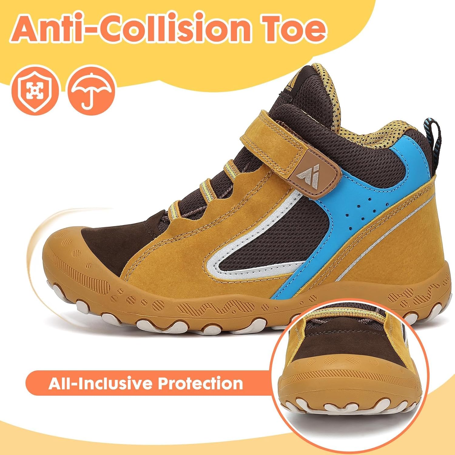 Thumbnail 2 de Mishansha Kids Hiking Boots: Water-Resistant, Anti-Collision Toe, Non-Slip Outdoor Shoes for Toddlers